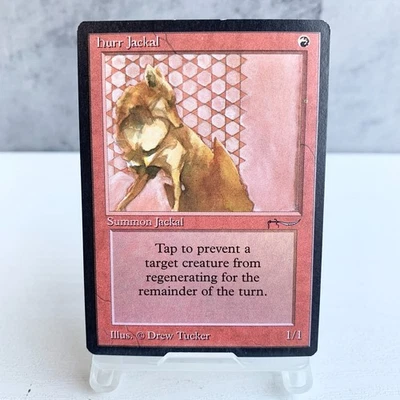MTG Hurr Jackal The Dark DRK English Vintage Old School Old Frame Red WotC Japan - Image 1 of 4