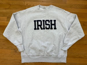 Sudadera de Colección University of Notre Dame Champion Tejido Inverso Unisex Talla L EE. UU. - Imagen 1 de 5