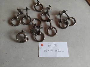 vintage metal cabinet knob handle- 40x40x20mm   lot of  10 - Bild 1 von 5