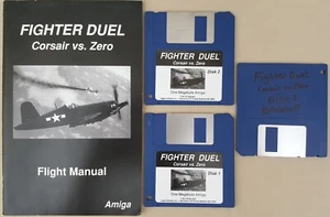 Juego Fighter Duel Corsair vs. Zero© 1991 Jaeger para Commodore Amiga 500 1000 2000 - Imagen 1 de 2