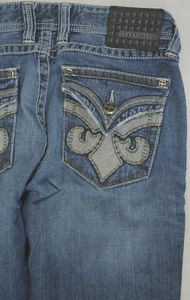 AFFLICTION GRANT MEN'S DISTRESSED BLUE JEANS SIZE 30 VGC! - Imagen 1 de 5