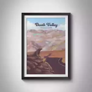 Death Valley National Park Poster, California, Nevada, USA Travel Print, Mojave - Picture 1 of 4