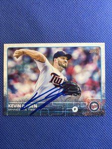 2015 Topps Kevin Jepsen #US223 Auto Signed Autograph Twins 