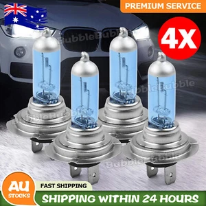 4PCS 12V H7 55W Xenon White 6000k Halogen Car Head Light Lamp Globes Bulbs - Picture 1 of 10