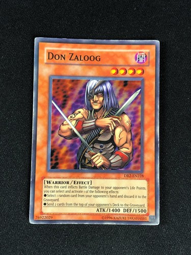 Yu-Gi-Oh! Don Zaloog SGX1 1st Edition Secret Rare - Set Di 3 Carte (Near Mint)