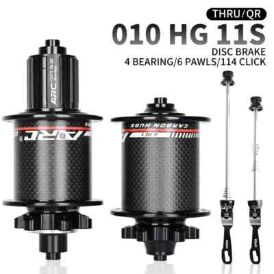 HG XD MS MTB Bicycle Carbon Fiber Hub 4 Sealed Bearing 6 Pawls 8-12 Speed Hub - Image 1 of 4