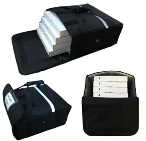Bolsa de entrega de pizza de alta resistencia tamaño 18x18x8 pulgadas aislamiento completo fácil ajuste 4 pizzas - Imagen 1 de 8