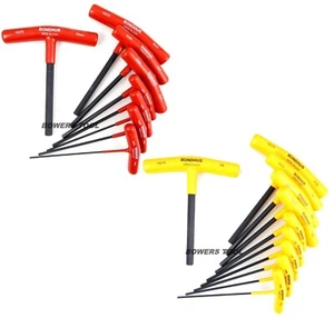 Bondhus 18pc 6in. T Handle Hex Wrench Set Metric & SAE Standard Inch MADE IN USA - Picture 1 of 4