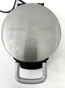 Disney Classic Mickey Mouse Waffle Maker Tested Working E1841F VGUC - Picture 1 of 5