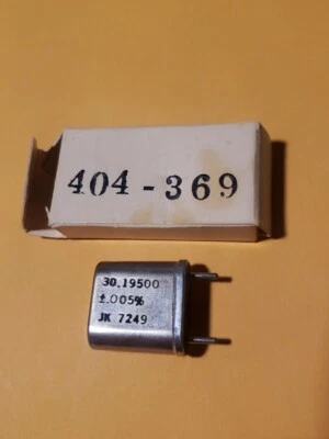 Rare NEW Heathkit Crystal Filter #404-369 (30.19500 KH) JK 7249 NOS - Image 1 of 4