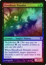 Bloodhusk Ritualist FOIL Worldwake HEAVILY PLD Black Uncommon MTG CARD ABUGames