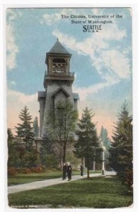 Chimes Tower University Washington Seattle 1910c Postkarte - Bild 1 von 1