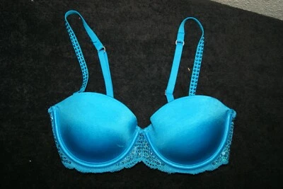 NWT New Victorias Secret PINK Multi way Push Up Bra Sequin Detail 34A $49.50A - Image 1 of 3