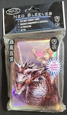 Max Protection Neo Sleeves Dragon Rider 50ct Japanese Size - Offers Welcome - Image 1 of 2