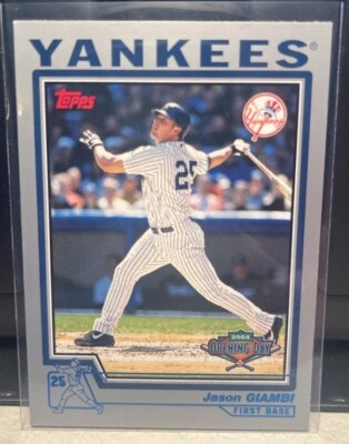 2004 Topps Opening Day #75 Jason Giambi New York Yankees Baseball Card - Image 1 of 2