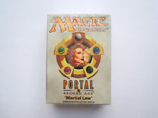 MTG Magic The Gathering: Portal Second Age Theme Deck Martial Law, English