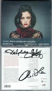 Delphine GALOU & Ottavio DANTONE Signed VIVALDI Arie e Cantate per Contralto CD - Foto 1 di 1