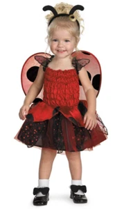 New Babybug Ladybug Child Girl Costume Large 4-6 yrs - Picture 1 of 1
