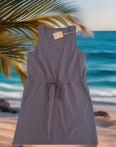 $99 Patagonia Dress Womens Size XL Ink Black Sleeveless Fleetwith - Picture 1 of 6
