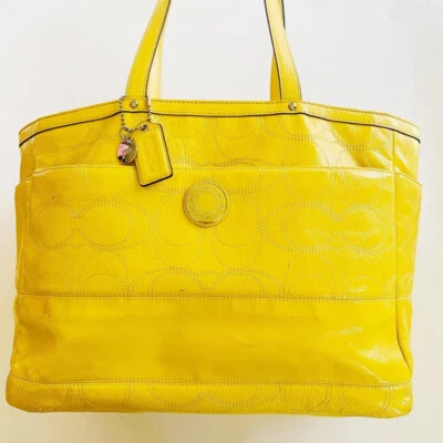 Coach, patent leather diaper bag - Image 1 of 2