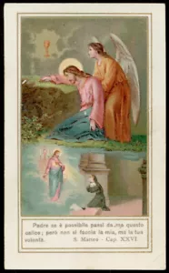 santino cromo-holy card GESU' AL GETSEMANI - Bild 1 von 1