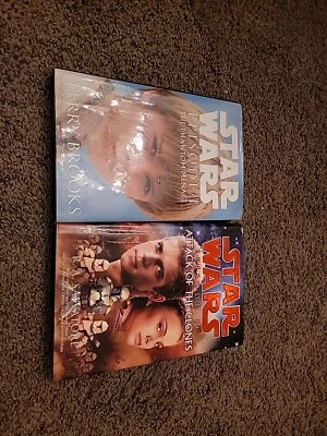 STAR WARS Prequel Trilogy Lot Of 2 Hardcover Books Attack Of Clones 1 And 2  - Image 1 of 4