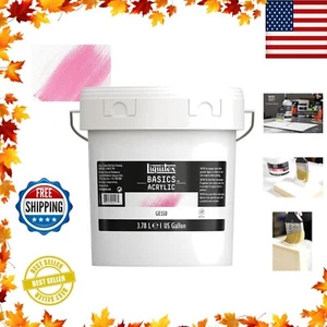 BASICS 128oz Gesso Surface Prep Medium - Non-Toxic for Acrylic & Oil Paints - Picture 1 of 9