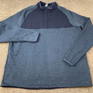 Sudadera tejida brezo C9 Champion para hombre XXL azul manga larga cuello falso - Imagen 1 de 13