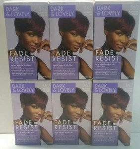 (6) Dark & Lovely Fade Resist Hair Color, #362 Crimson Moon - Picture 1 of 12