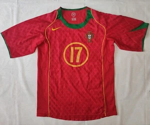 MAGLIA CALCIO NIKE VINTAGE FOOTBALL SHIRT PORTOGALLO PORTUGAL 2004/05 HOME - Foto 1 di 12