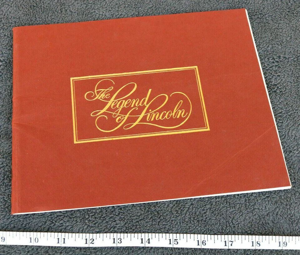 Vintage The Legend Of Lincoln Automobile Quarterly Magazine Excellent Color XW - Image 1 of 4