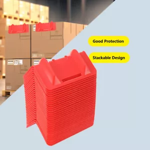 30er-Pack rot PP V geformt Ecke Kantenschutz 10"X4" Pritsche Abschleppwagen Anhänger - Bild 1 von 10