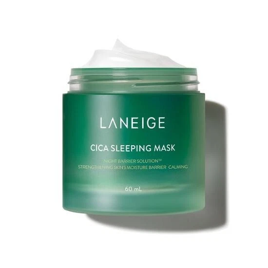 LANEIGE Cica Mascarilla para Dormir Calmante Piel Sensible Reparación 60ml con JUEGO DE REGALO Foto 1 de 4