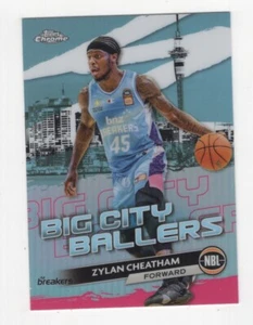 2023/24 TOPPS CHROME NBL BASKETBALL BIG CITY BALLERS REFRACTOR ZYLAN CHEATHAM - Picture 1 of 2
