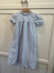 Nantucket Kinder Gr. 8 Gingham blau Preppy Kleid - Bild 1 von 4