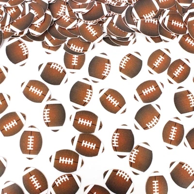 Football Baby Shower Confetti for Table Rugby Confetti for Football Themed Birth - Image 1 of 4
