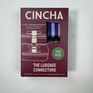 2 Pack Cincha Luggage Strap Connectors Connect Multiple Suitcases & Bags Purple - Picture 1 of 5
