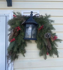 Holiday Natural Swag Christmas Wreath - Picture 1 of 3