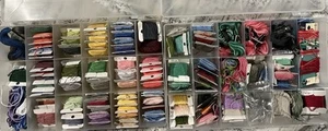 Lot Of Embroidery Floss, Thread Multicolor In Case - Picture 1 of 3
