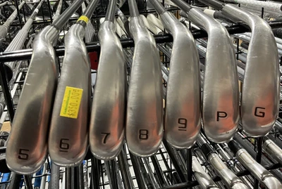 Cobra AEROJET 5-P+G Irons Set 37" KBS 85 Stiff Flex Graphite Shaft RH USED - Image 1 of 4