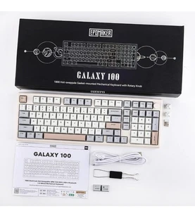 EPOMAKER Galaxy 100 Wireless RGB Mechanical Keyboard W/ Creamy White Switches - Afbeelding 1 van 11