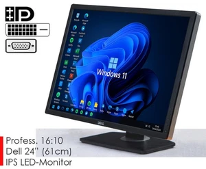 24 " (61cm) Dell Ultrasharp U2412M LED IPS Monitor 1920x1200 Format 16:10 Matt 1 - Picture 1 of 7