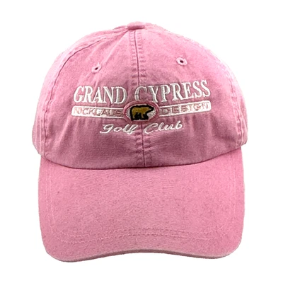 Gorra de Club de Golf Grand Cypresse Nicklaus Design rosa para Adultos - OSFM - Ajustable Foto 1 de 4
