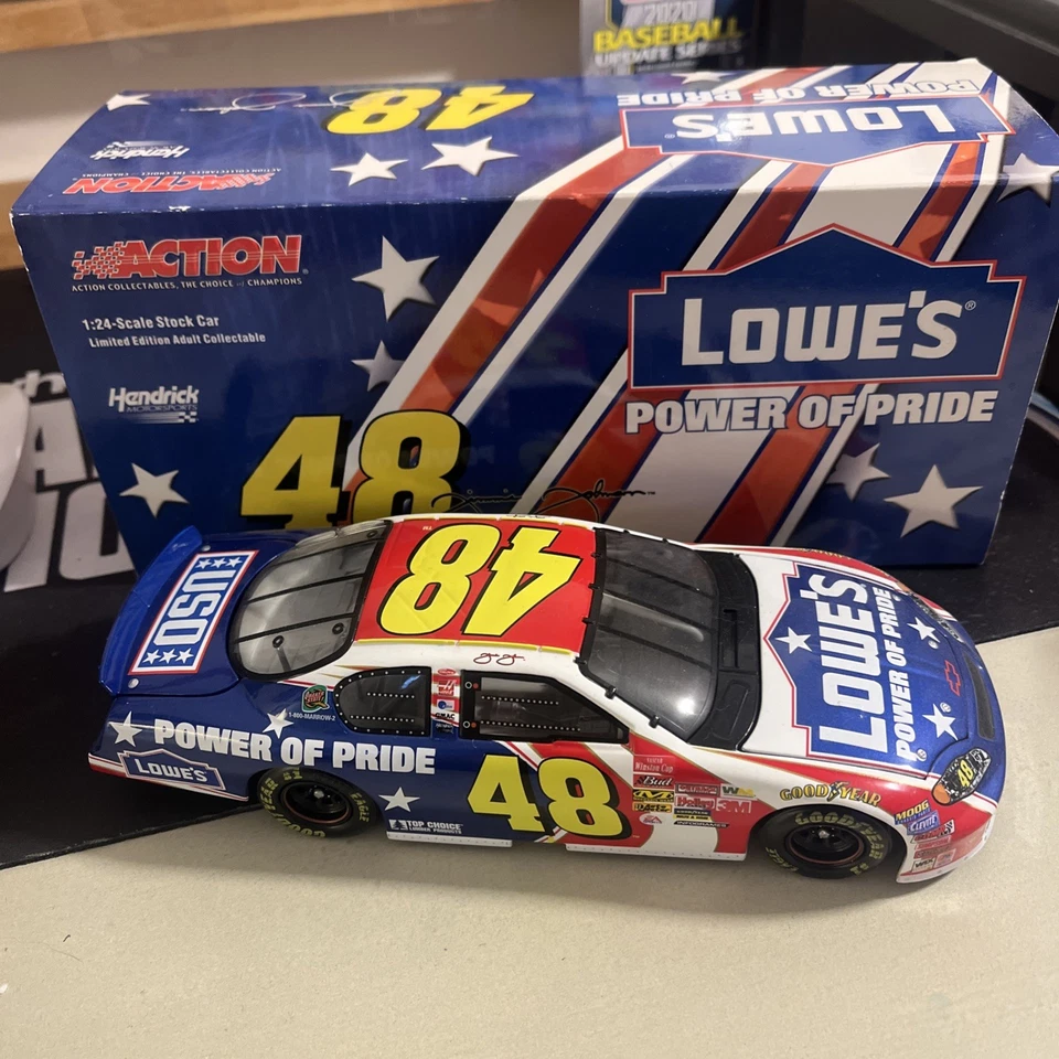 Action 2003 Jimmie Johnson #48 Lowe's / Power Of Pride Chevrolet Nascar Diecast - Image 1 of 4