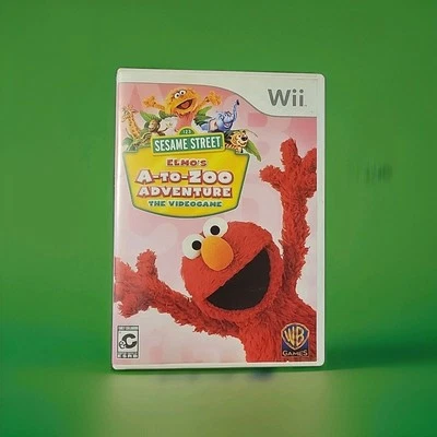 Nintendo Wii 2010 Sesame Street Elmo's A-to-Zoo Adventure  Foto 1 de 3