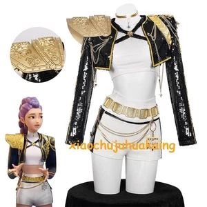 Kpop Cazadores de Demonios Rumi Cosplay Conjunto Personalizado Sexy Traje de Escenario con Accesorios - Imagen 1 de 26