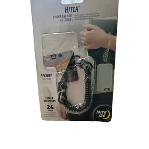 New Nite Ize Hitch Phone Anchor + Tether - Black/Black - Zdjęcie 1 z 3