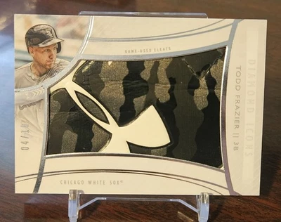 2017 Topps Diamond Icons /10 GAME-USED Under Armour Cleat Todd Frazier - Image 1 of 3