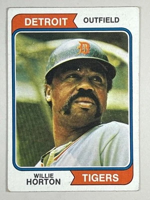 1974 Topps #115 Willie Horton Detroit Tigers - Image 1 of 3