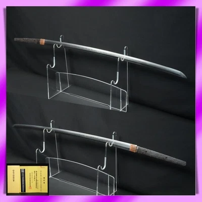 Espada real japonesa KATANA 刀 “Yukihiro” 肥前一文字出羽守行廣 71,3 cm Shirasaya NBTHK Foto 1 de 4